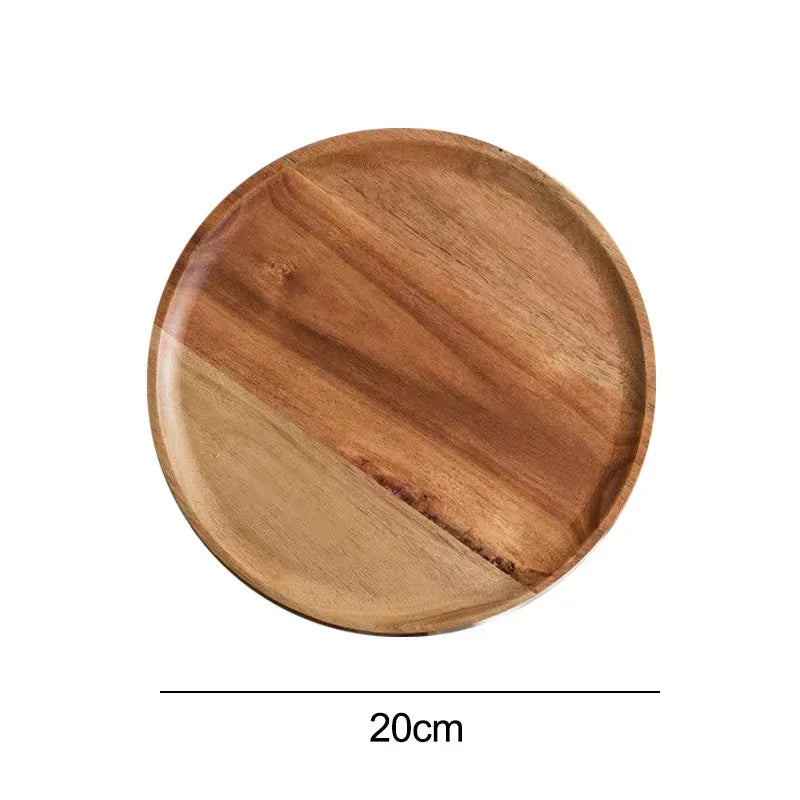 Piring Wooden dinner plates