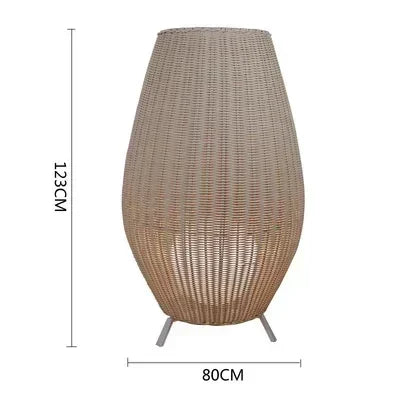 Uma rattan floor lamp