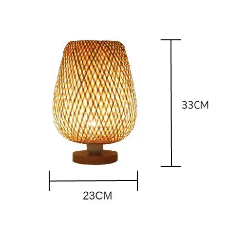 Uma rattan floor lamp