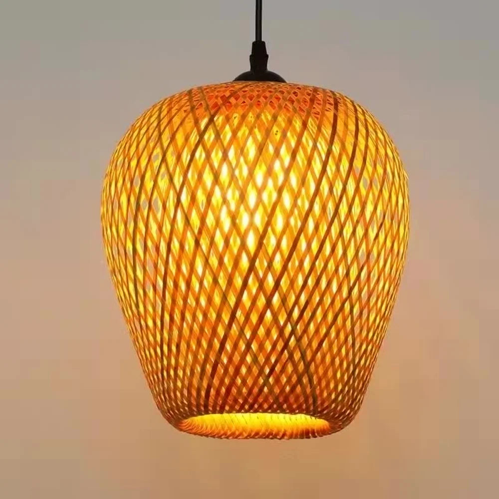 Kubu weaved hanging lamps