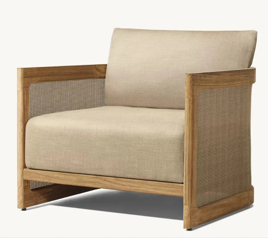 Kalia Solid Wood Outdoor Sofa Set
