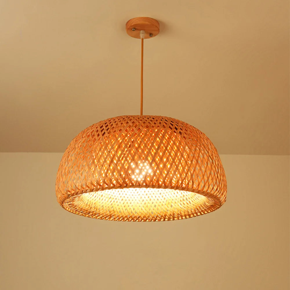 Kubu weaved hanging lamps