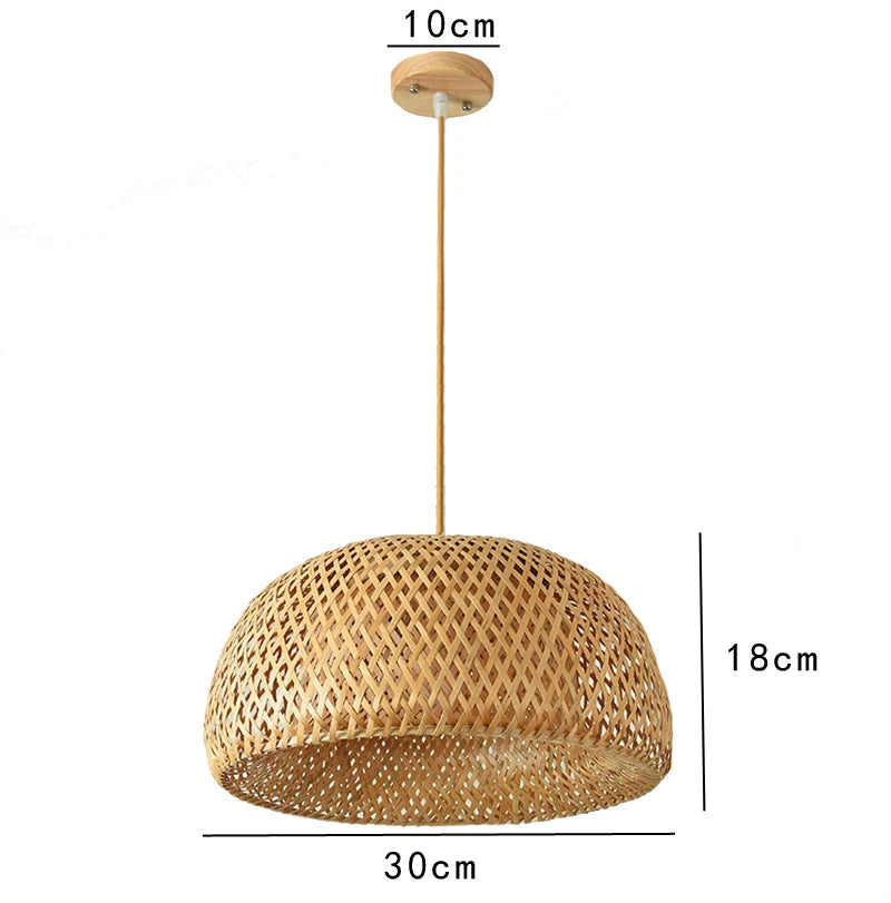 Kubu weaved hanging lamps
