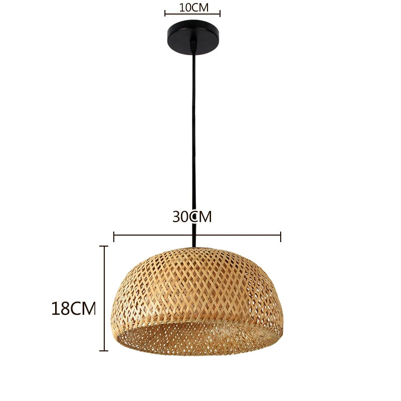 Kubu weaved hanging lamps