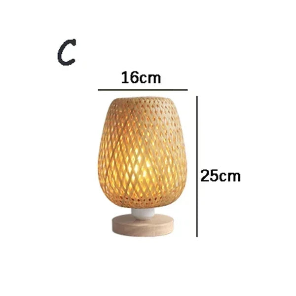 Uma rattan floor lamp
