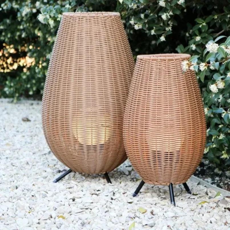 Uma rattan floor lamp