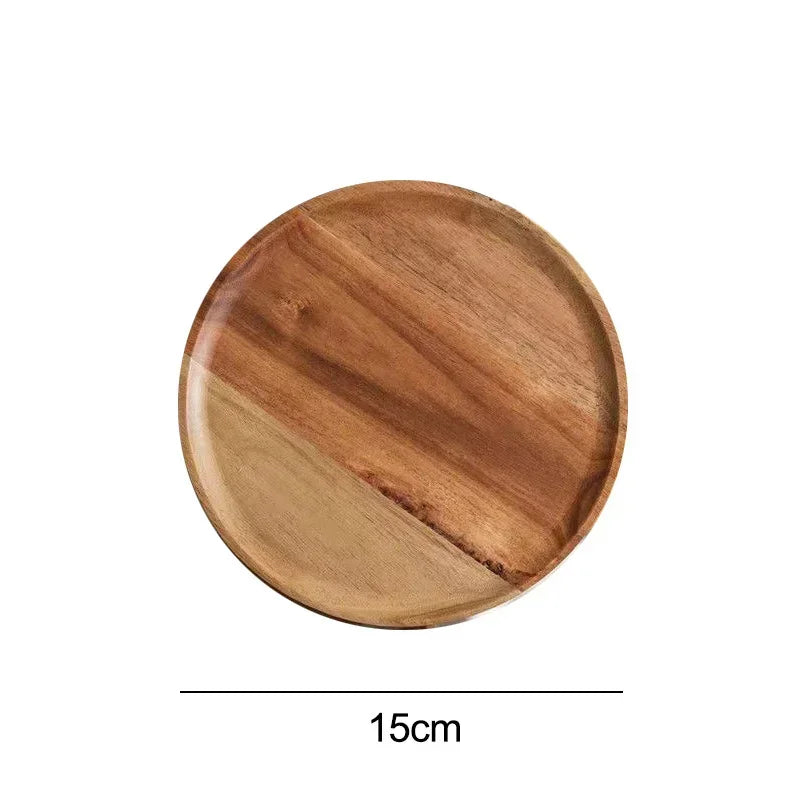 Piring Wooden dinner plates