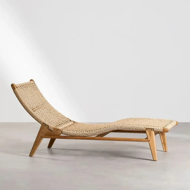 Aksari Rattan Sun Lounger