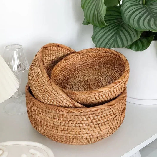 Anyaman woven baskets