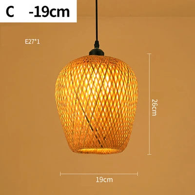 Kubu weaved hanging lamps