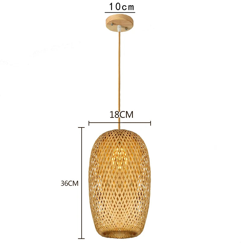 Kubu weaved hanging lamps