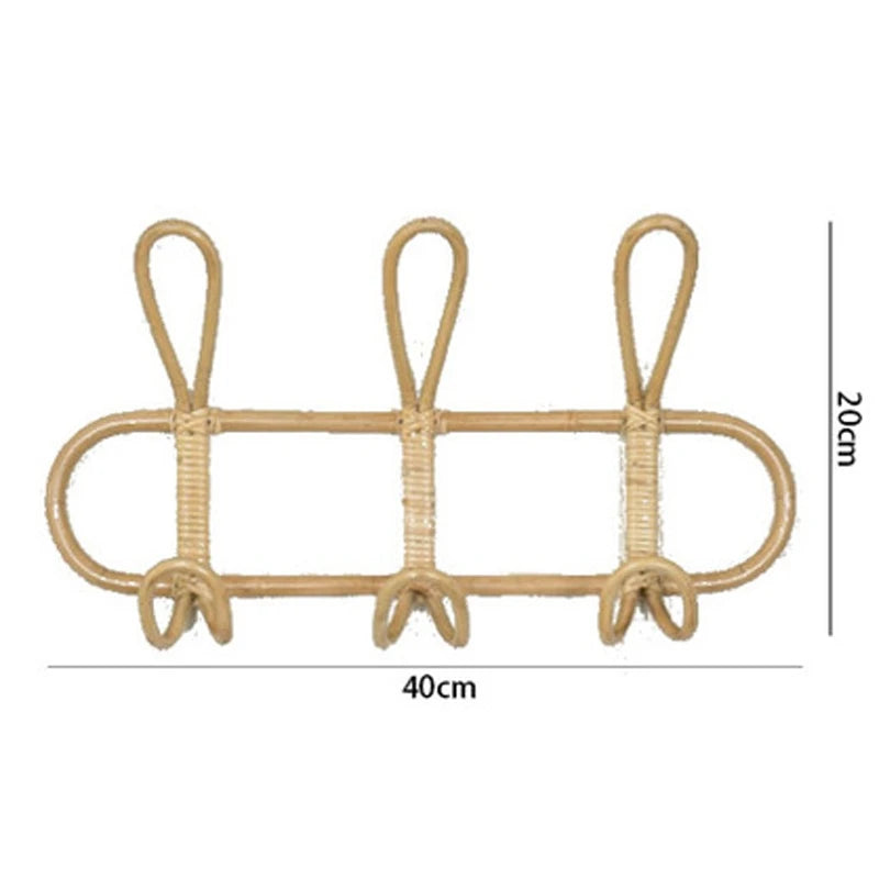 Kait rattan wall hooks