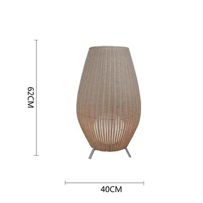 Uma rattan floor lamp