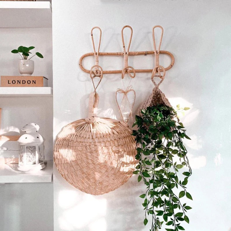 Kait rattan wall hooks