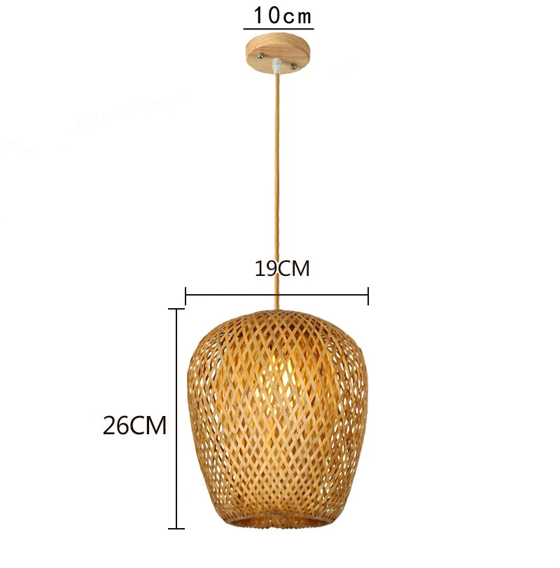 Kubu weaved hanging lamps