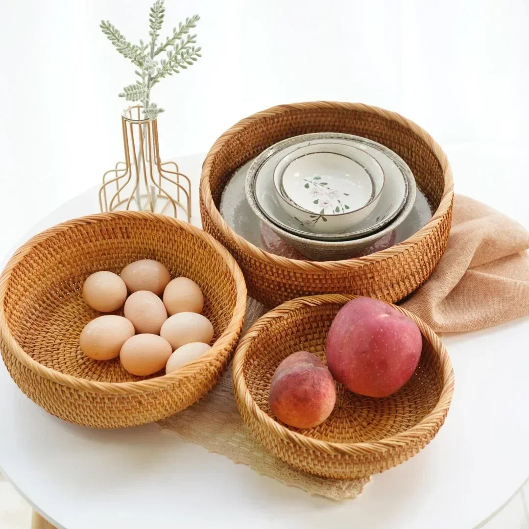 Anyaman woven baskets