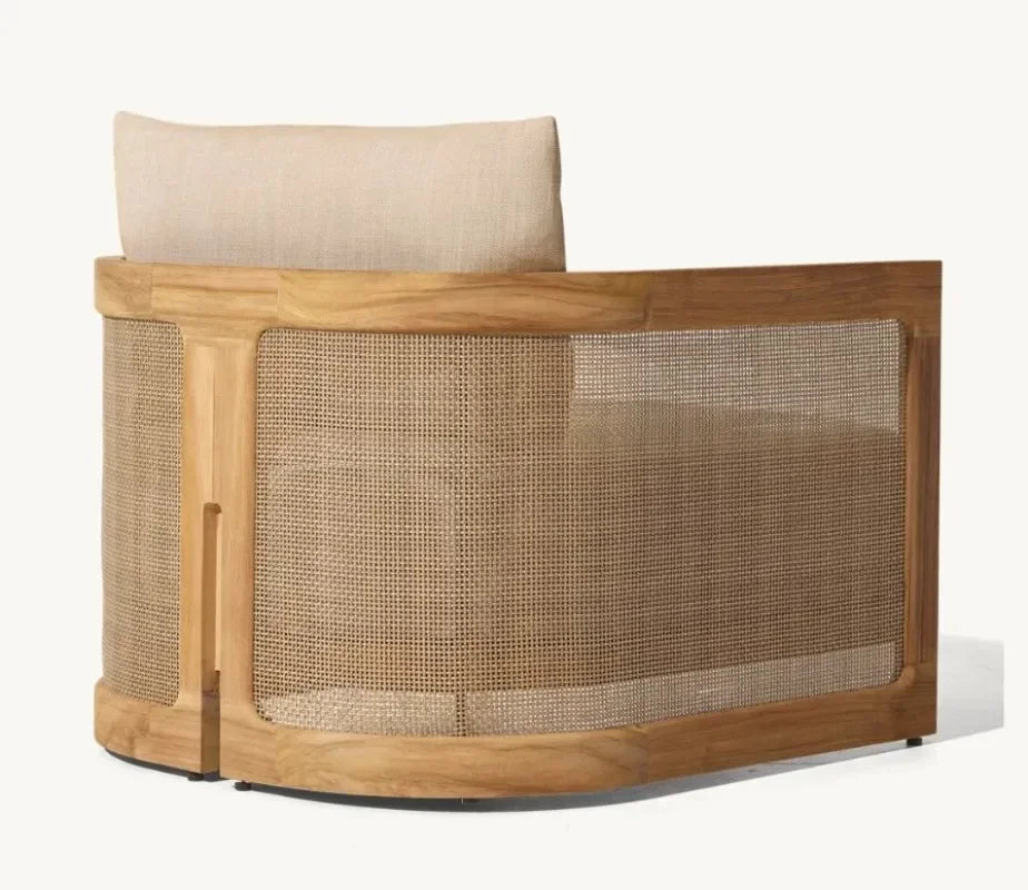 Kalia Solid Wood Outdoor Sofa Set