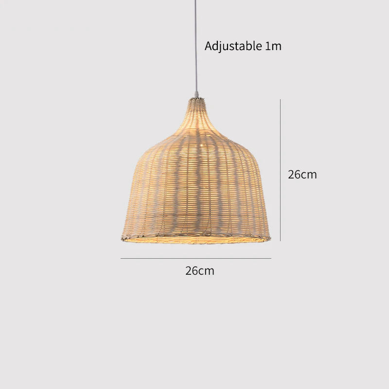 Kubu weaved hanging lamps