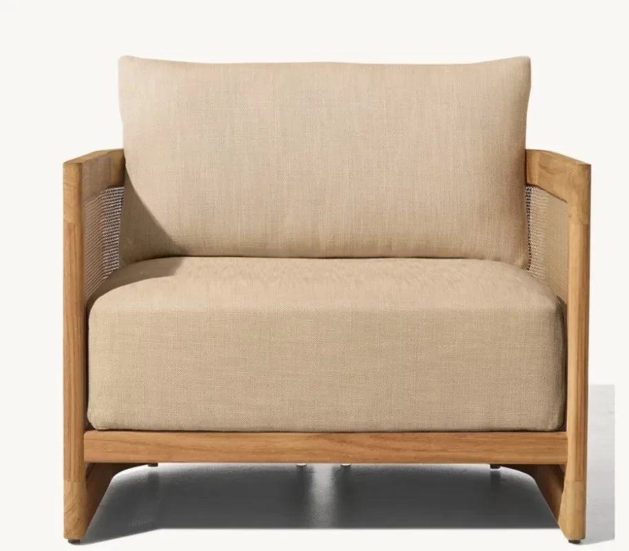Kalia Solid Wood Outdoor Sofa Set